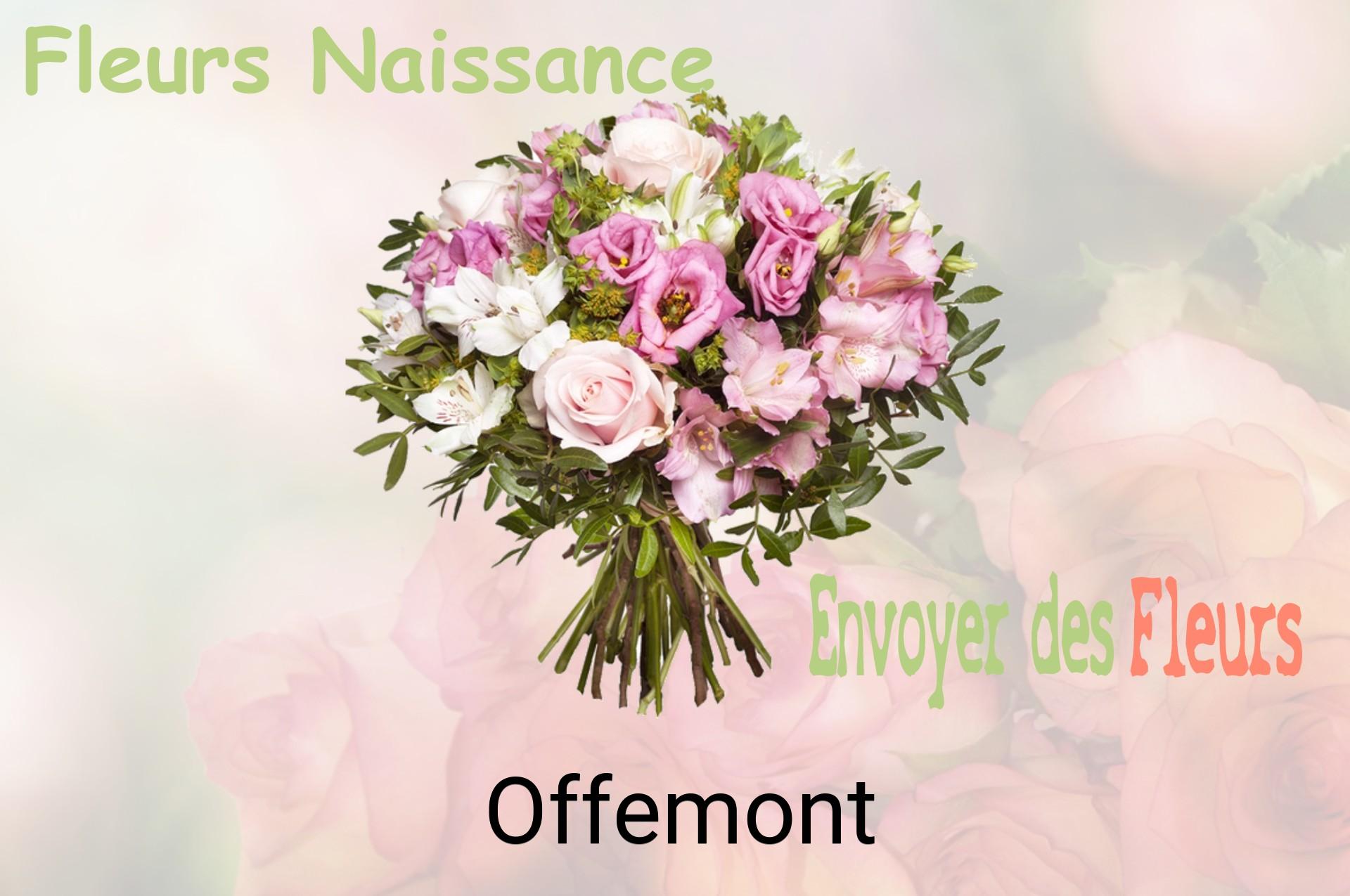 Bouquet de fleurs de naissance livré à Offemont